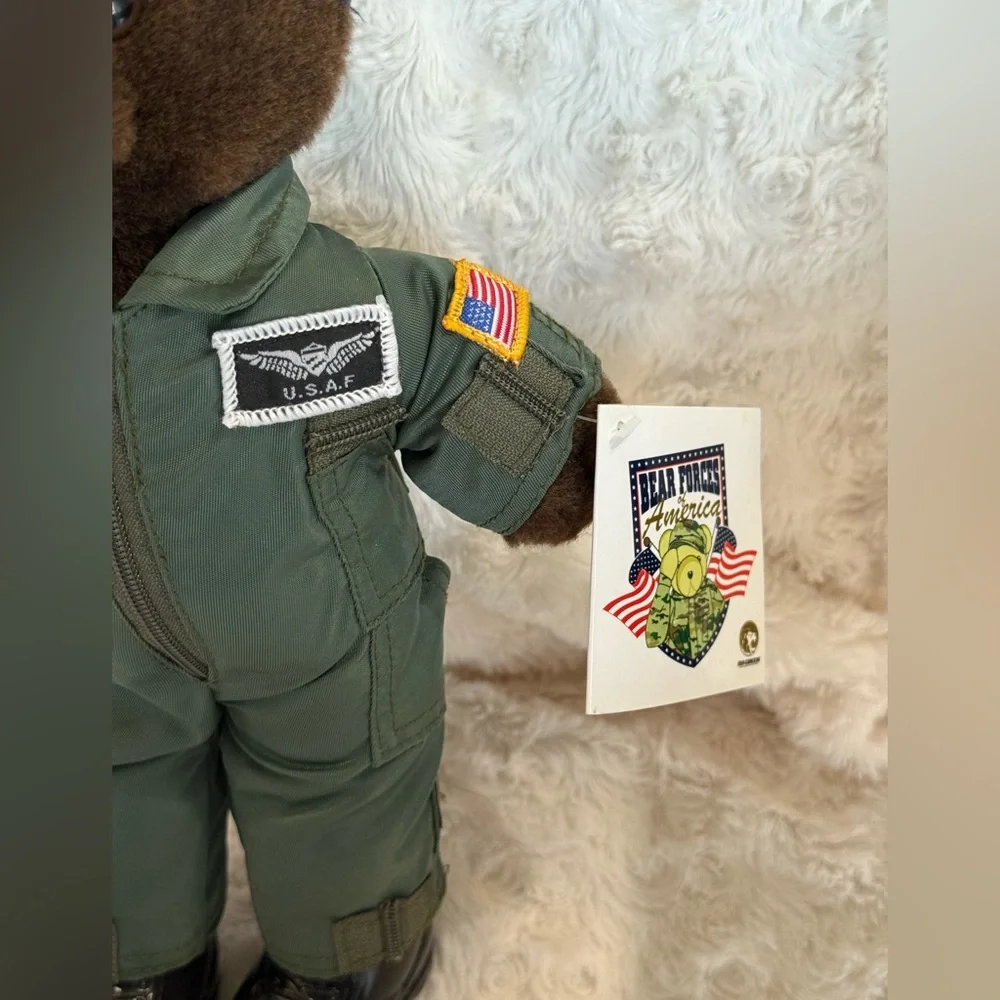 10'' Mini US Air Force Teddy Bear in Flight Suit Bear Forces of America NWT - Picture 3 of 8